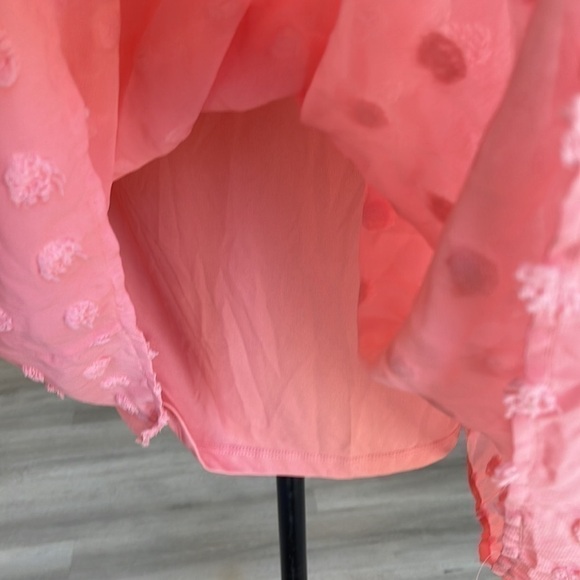 NWT Love by Design Clip Dot Maxi Dress Rose Petal Large - Picture 7 of 10